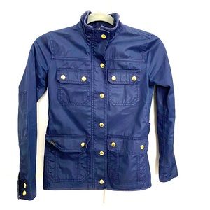 J. Crew the Petite Downtown Field Jacket Navy PXXS
